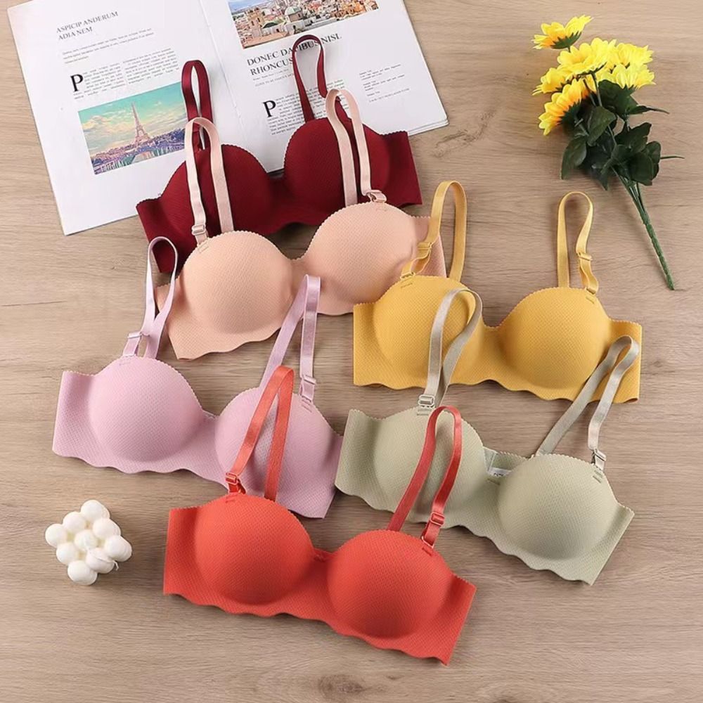 Minimizer Bra Women - Trendy Comfort Seamless Bra Adjustable Candy