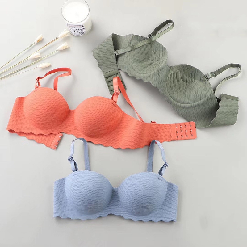 Sleep Bra Bralette - Thin One-piece Seamless Women's Bra Detachable