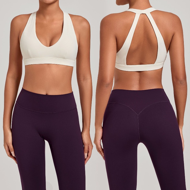 Samless Women's Gym Workout Sp - Sports Bra Racerback recension och pris