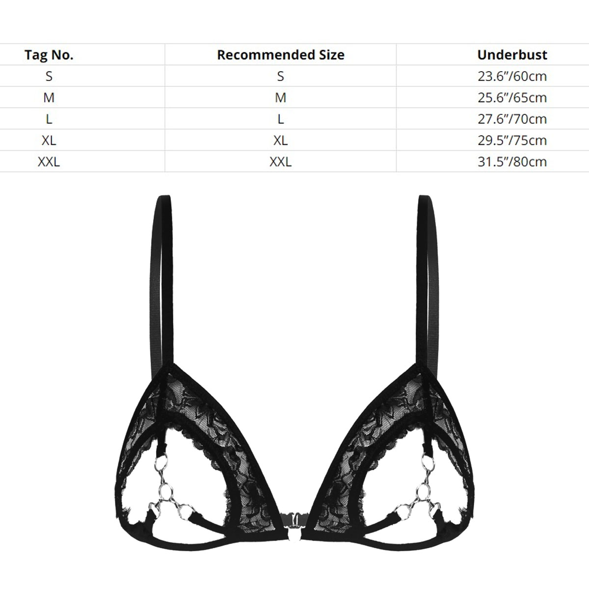 Womens Sheer Mesh Floral Lace  - Sheer Mesh Bra recension och pris