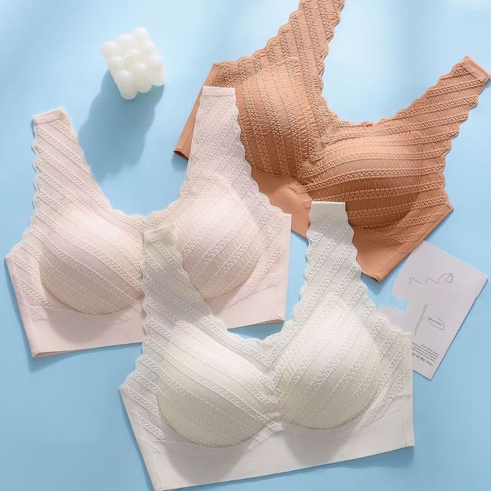 Seamless Bubble Lace Bra Widen - Sheer Bra Lace recension och pris
