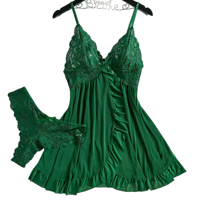 Soft Sheer Nighty Pajamas Hots - Sheer Mesh Bra recension och pris