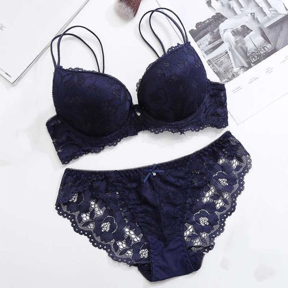 Sweet Mesh Lace Flower Bra Low - Sheer Mesh Bra recension och pris