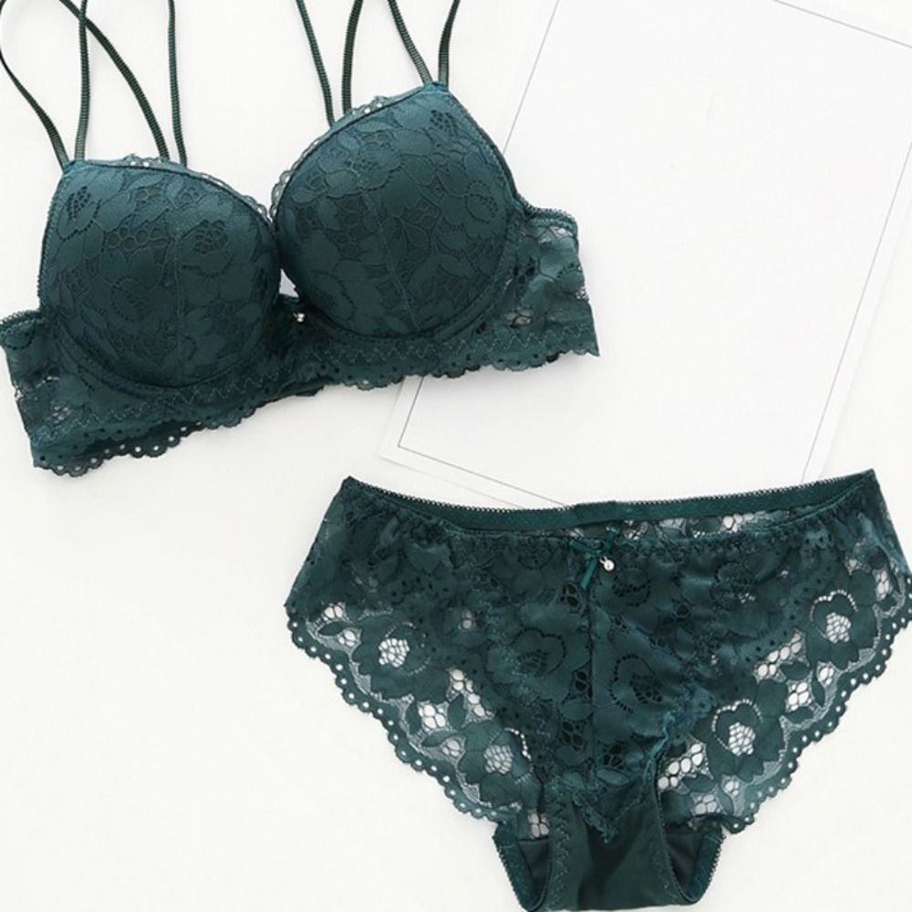 Sweet Mesh Lace Flower Bra Low - Sheer Mesh Bra recension och pris